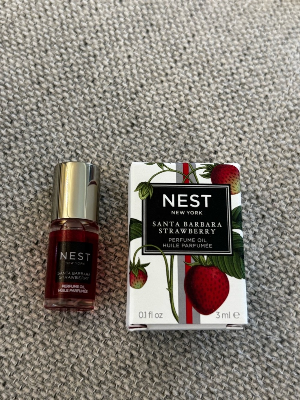 NEST NY Santa Barbara Strawberry Perfume Oil 3ml TRAVEL SIZE NEW
